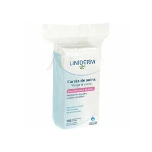 GILBERT – Liniderm Carrés De Soin En Coton – 100u