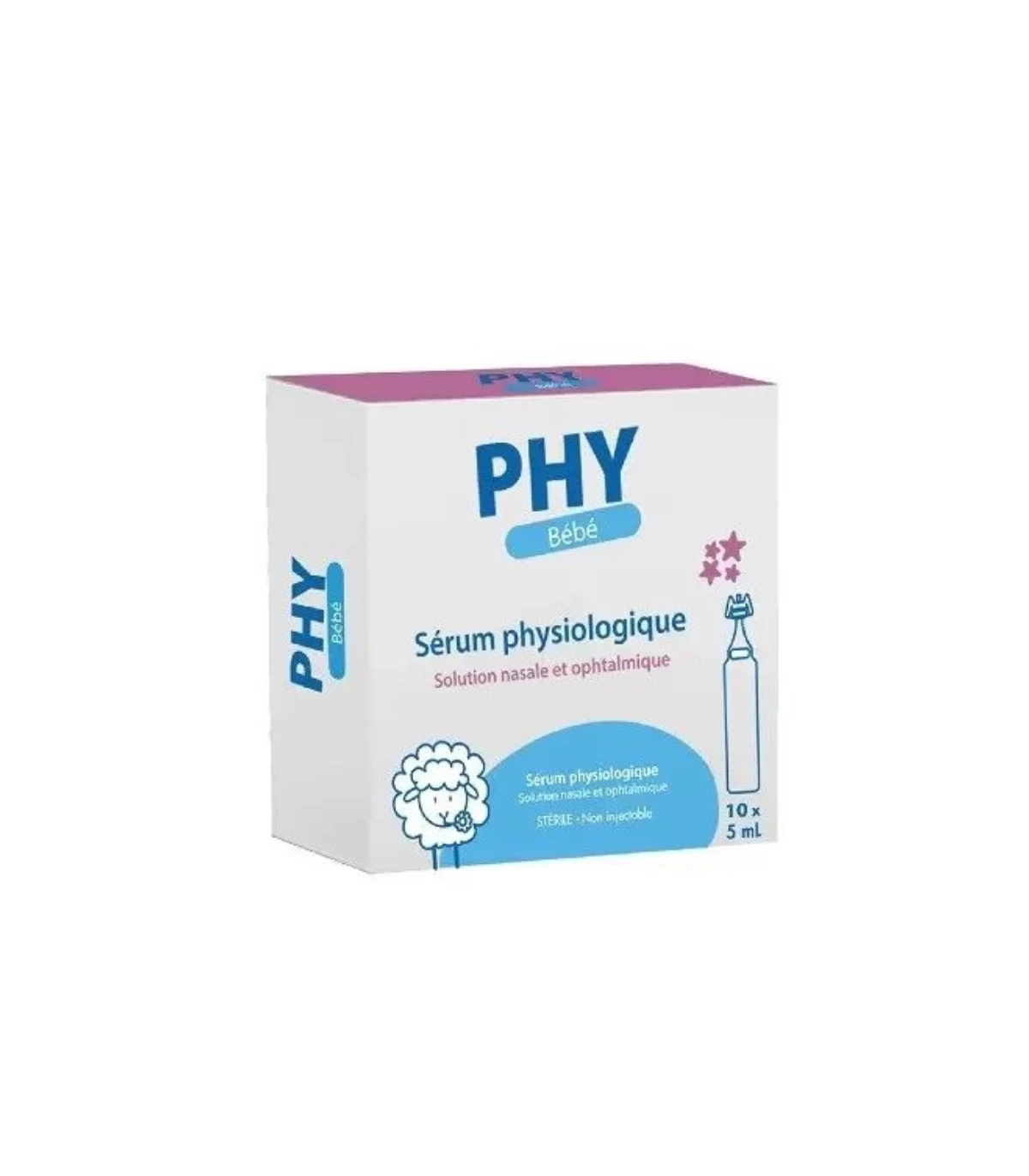 GILBERT – PHY Bébé Sérum PHYSIOLOGIQUE Solution Nasale Et Ophtalmique – 10x – 5ml