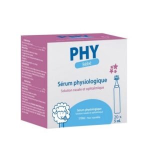 GILBERT – PHY Bébé Sérum PHYSIOLOGIQUE Solution Nasale Et Ophtalmique – 20x – 5ml