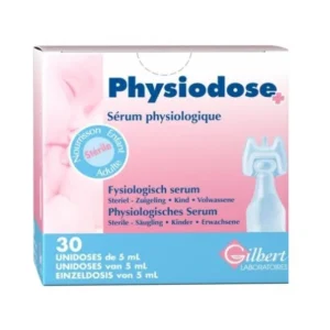 GILBERT – PHYSIODOSE Sérum PHYSIOLOGIQUE Unidoses – 30x – 5ml