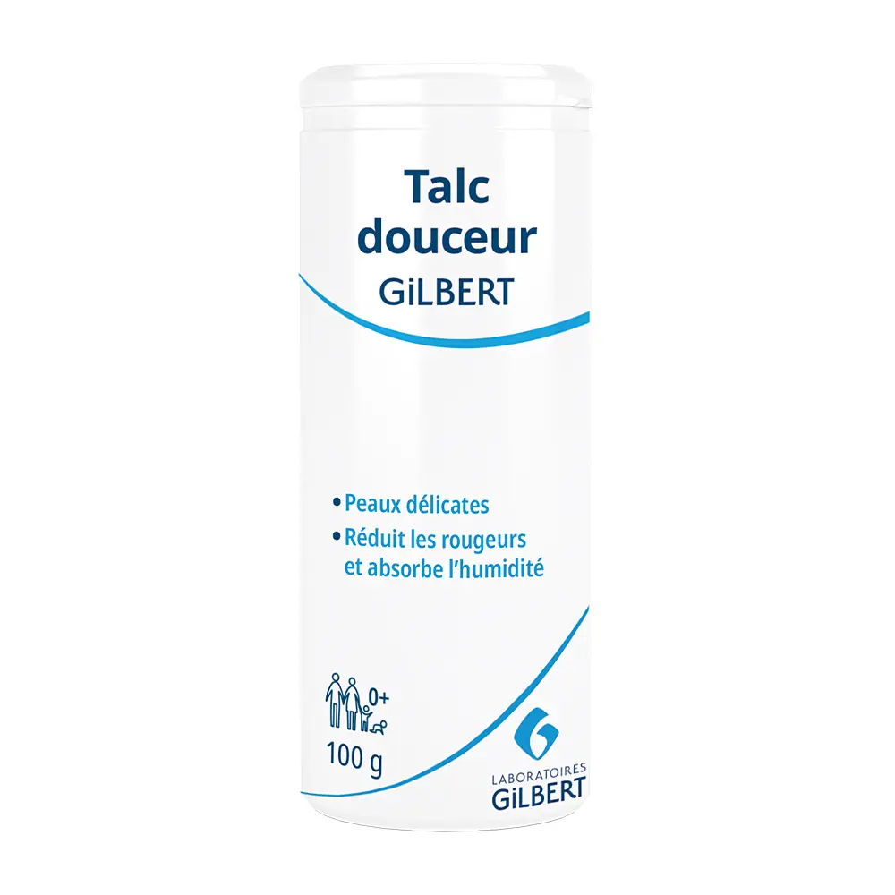 GILBERT – Talc Douceur En Poudre – 100g