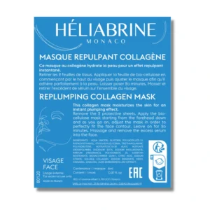 HÉLIABRINE – Masque Repulpant au Collagène – 1u