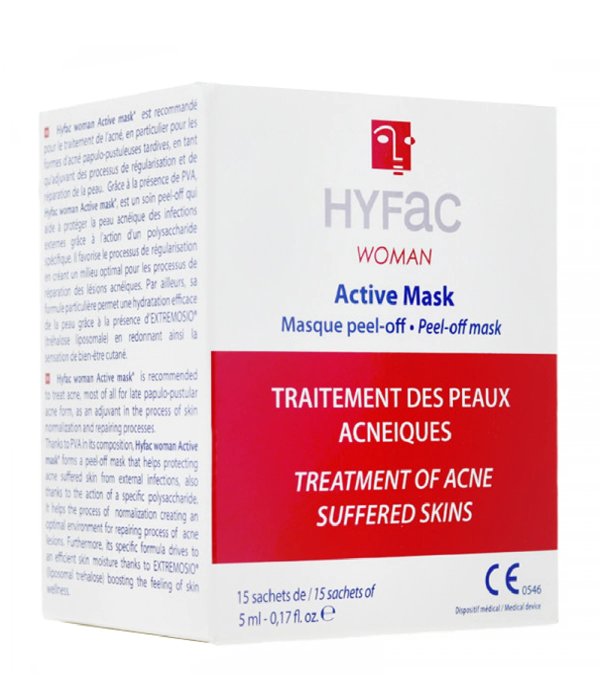 Hyfac Woman Active Mask 15 Sachets 5ml