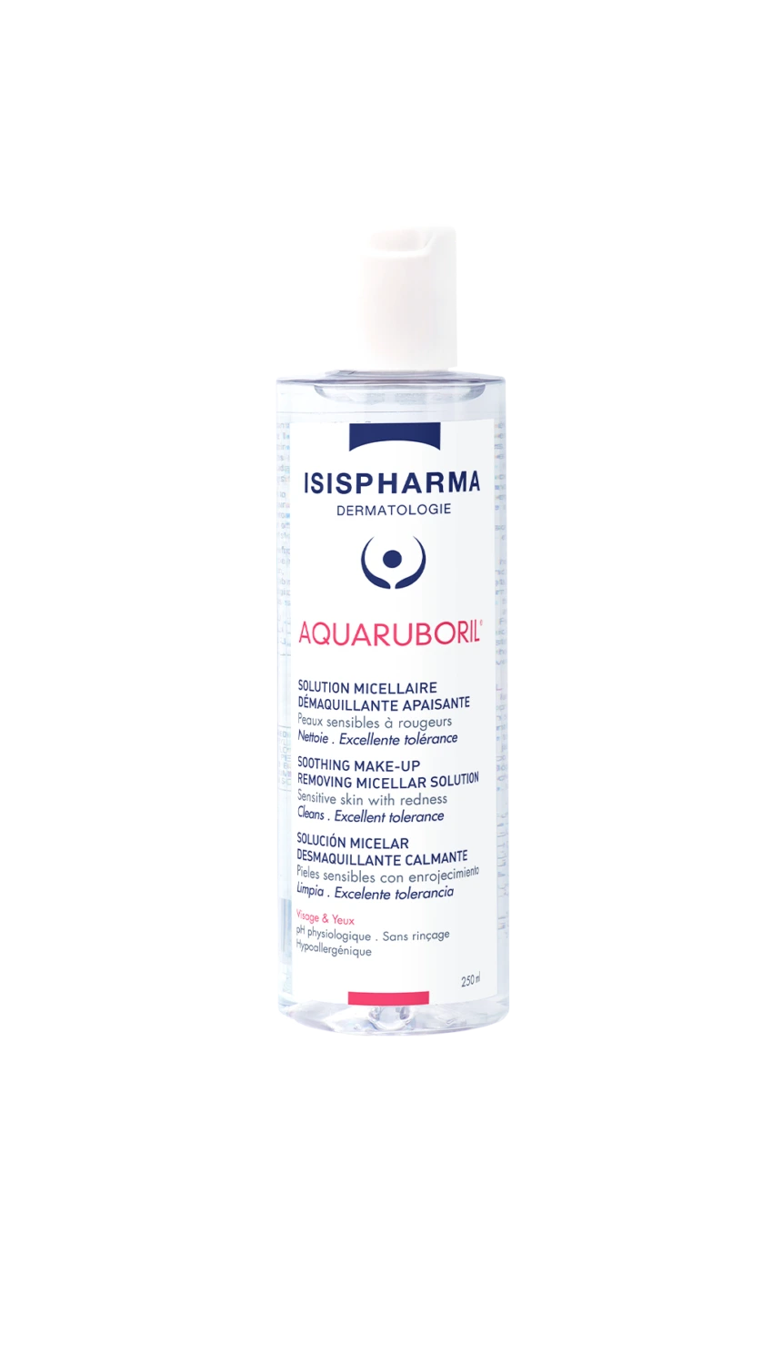 ISISPHARMA – Aquaruboril Solution Micellaire Démaquillante Et Apaisante – 250ml
