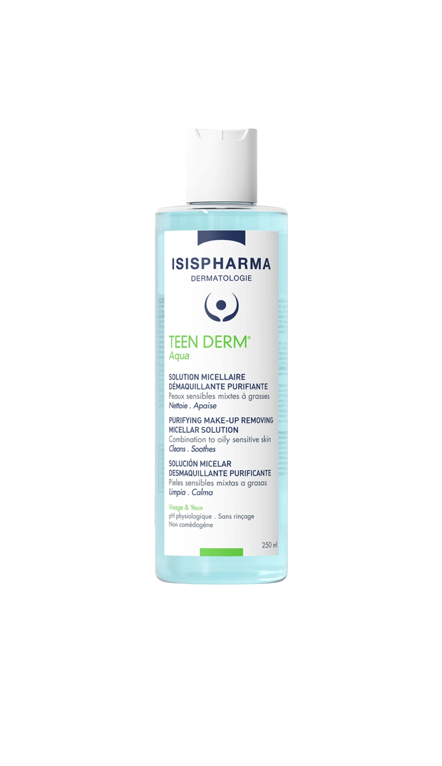 ISISPHARMA- Teen Derm Aqua Solution-Micellaire Purifiante 250m