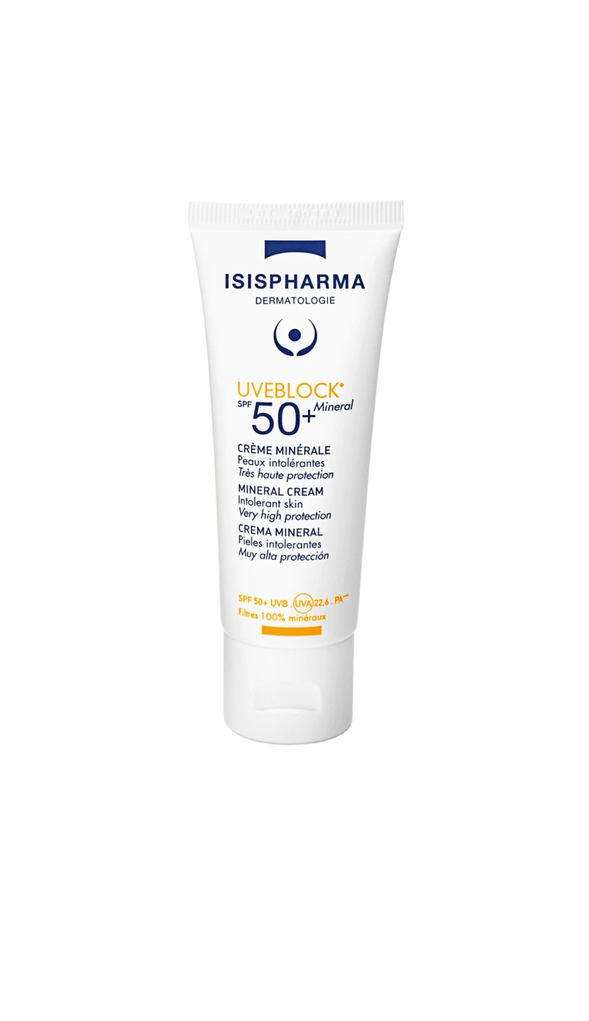 ISISPHARMA – Uveblock Crème Minérale SPF50+ – 40ml