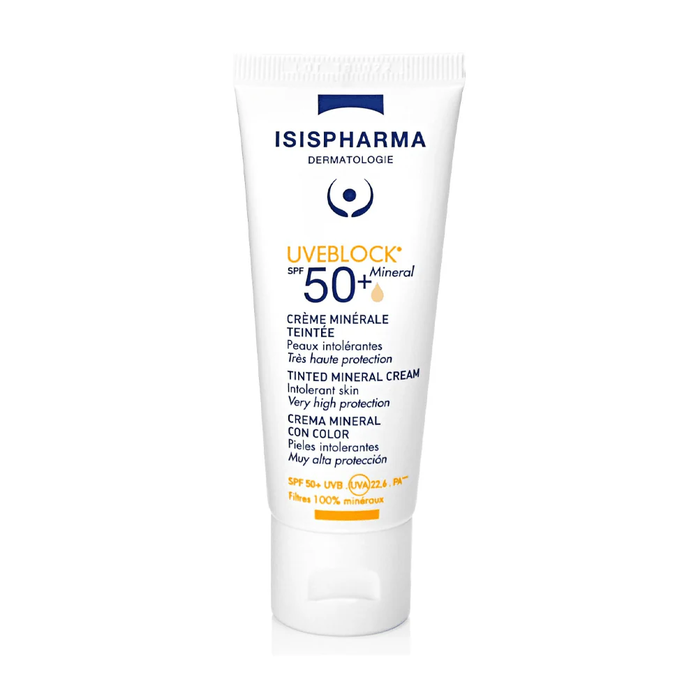 ISISPHARMA – Uveblock Crème Minérale Teintée SPF50+ – 40ml