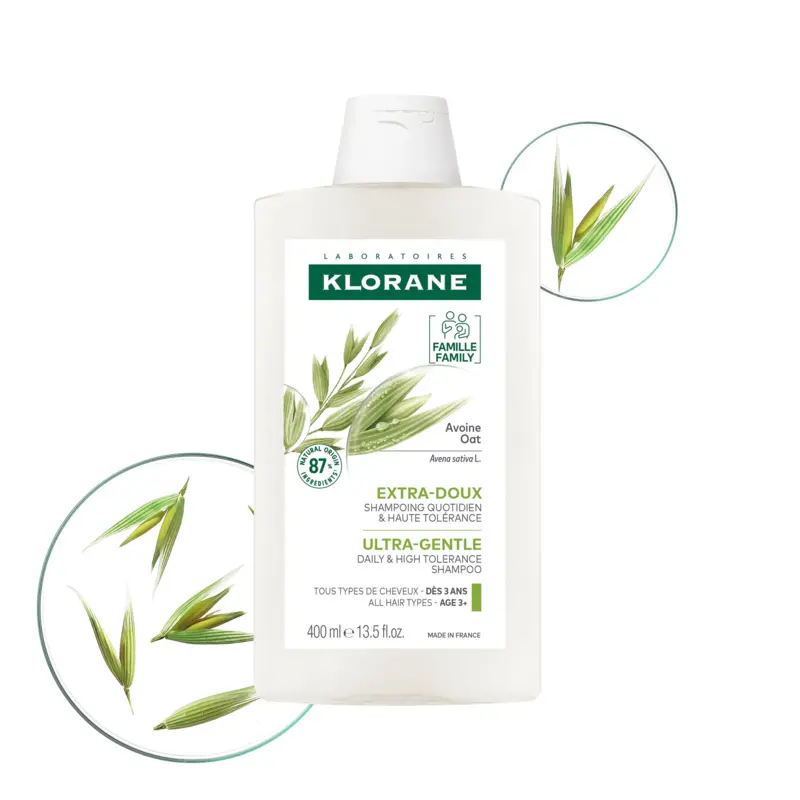KLORANE – Avoine Shampoing Extra-Doux – 400ml