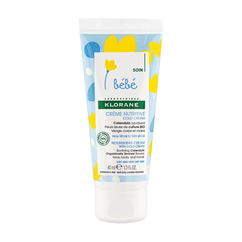 KLORANE – Bébé Crème Nutritive au Cold Cream – 40ml