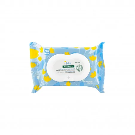 KLORANE – Bébé Lingettes Nettoyantes Douces – 25u