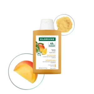 KLORANE – Mangue Shampoing Nutrition Cheveux Secs – 200ml