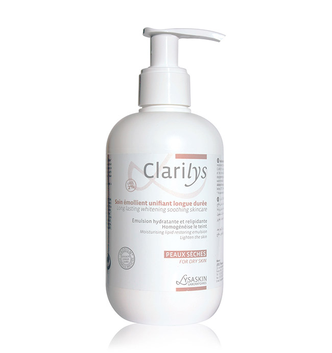 LYSASKIN – Clarilys Soin Émollient Unifiant Longue Durée – 200ml