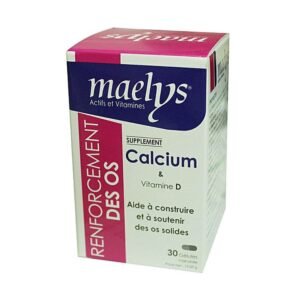 MAELYS – Calcium Et Vitamine D – 30 gélules
