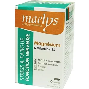 MAELYS – Magnésium Et Vitamine B6 – 30 gélules