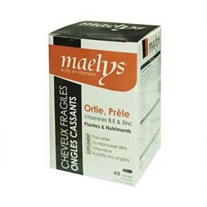 MAELYS – Ortie Et Prêle Vitamines B, E Et Zinc – 60 gélules