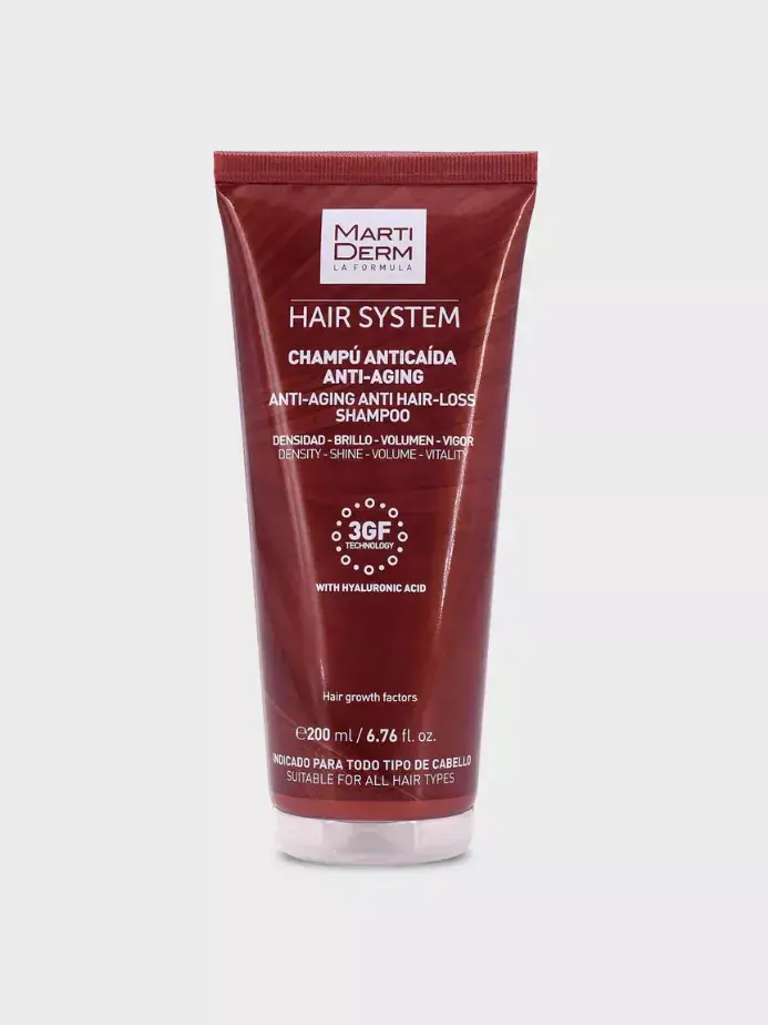 MARTI DERM – Hair System Shampoing Anti-chute Et Anti-âge – 200ml