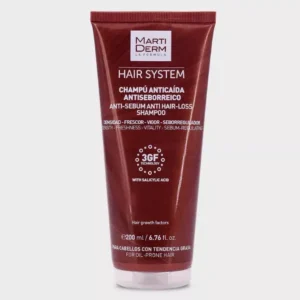 MARTI DERM – Hair System Shampoing Anti-chute Et Séborégulateur – 200ml