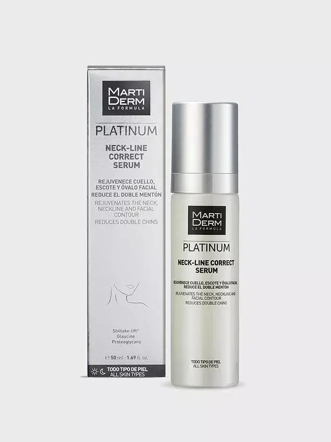 MARTI DERM – Platinum Neck-line Correct Sérum Rajuenissant Cou Et Contour Faciale – 50ml