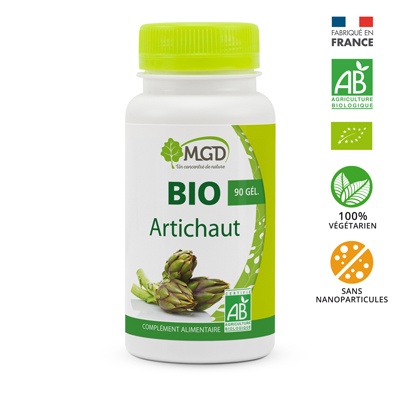MGD NATURE – Artichaut Bio – 90 Gélules