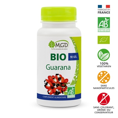 MGD NATURE – Bio Guarana – 90 Gélules