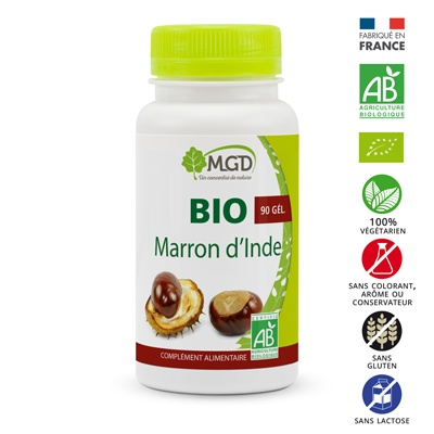 MGD NATURE – Bio Marron D’inde – 90 Gélules