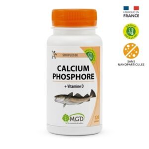 MGD NATURE – Calcium PHOSPHORE + Vita D 120 Gelules