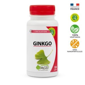 MGD NATURE – Circulation Ginkgo – 120 Gélules