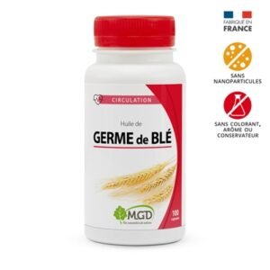 MGD NATURE – Circulation Huile De Germe De Blé – 100 Gélules