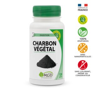 MGD NATURE – Digestion Charbon Végétal – 120 Gélules