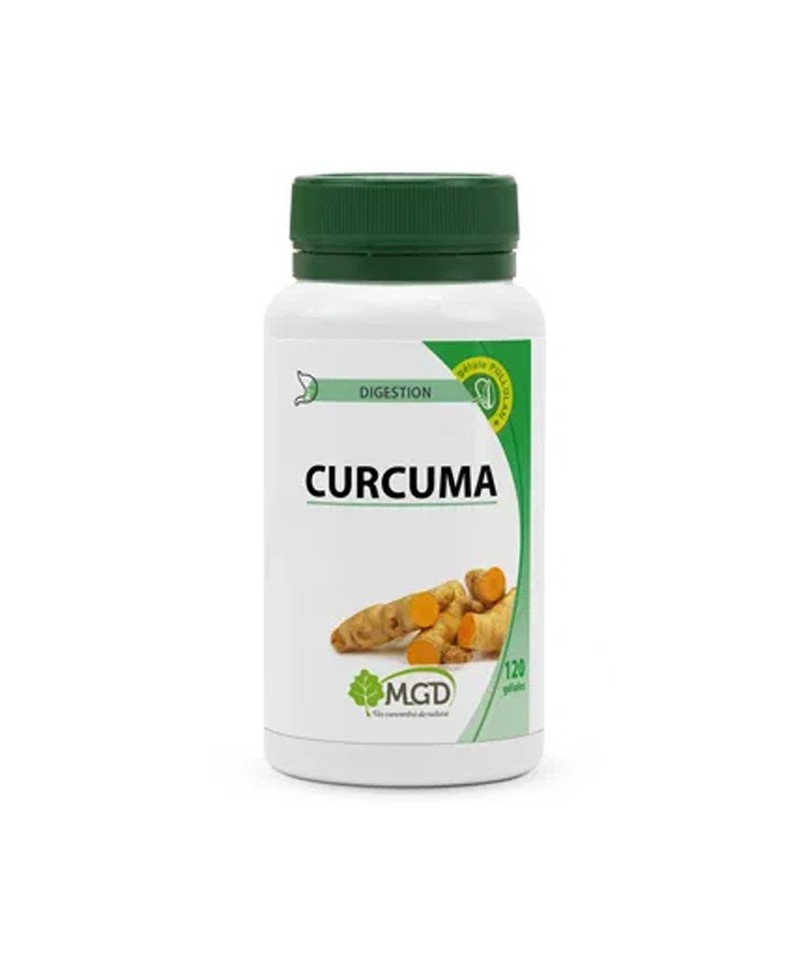MGD NATURE – Digestion Curcuma – 120 Gélules