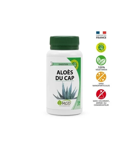MGD NATURE – Digestion, Transit Aloès Noir – 120 Gélules