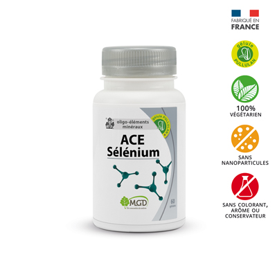 MGD NATURE – Oligo-éléments Minéraux Ace Et Sélénium – 60 Gélules