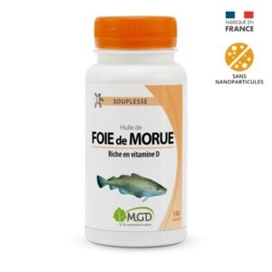 MGD NATURE – Souplesse Huile De Foie De Morue – 140 Capsules