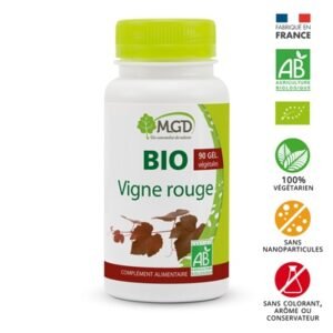 MGD NATURE – Vigne Rouge Bio – 90 Gélules