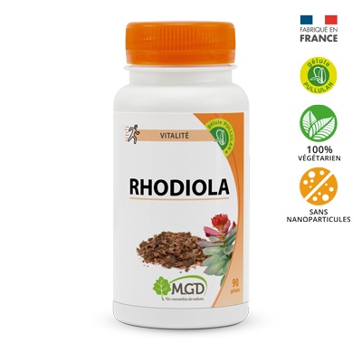 MGD NATURE – Vitalité Rhodiola – 90 Gélules