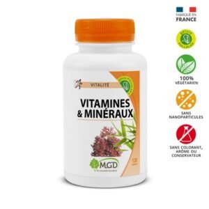 MGD NATURE – Vitalité Vitamines Et Minéraux – 120 Gélules