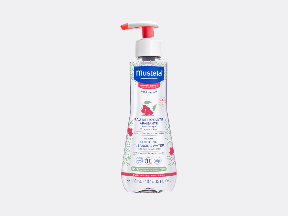 MUSTELA – Bébé-enfant Eau Nettoyante Apaisante Sans Rinçage – 300ml