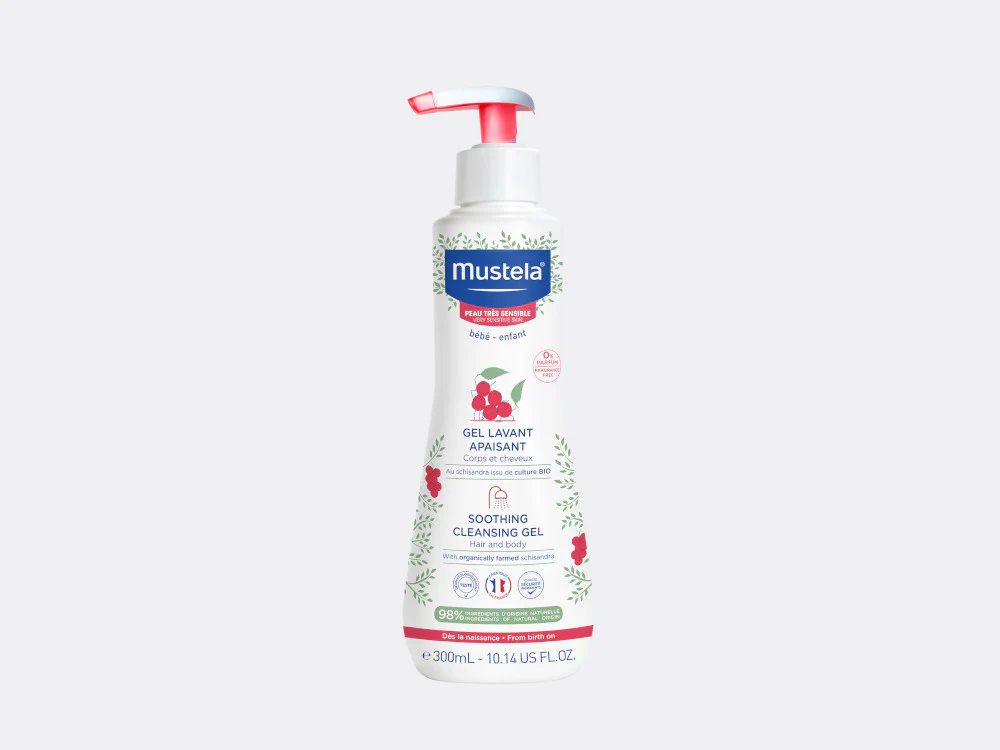 MUSTELA – Bébé-enfant Gel Lavant Apaisant – 300ml