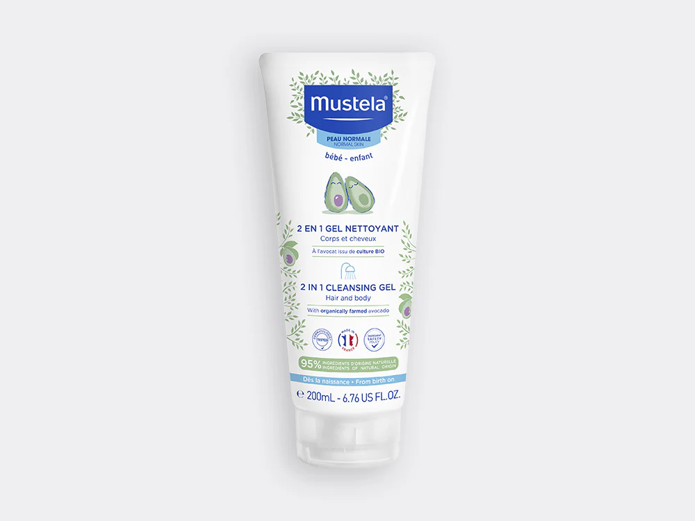 MUSTELA – Bébé-enfant Gel Nettoyant 2en1 – 200ml