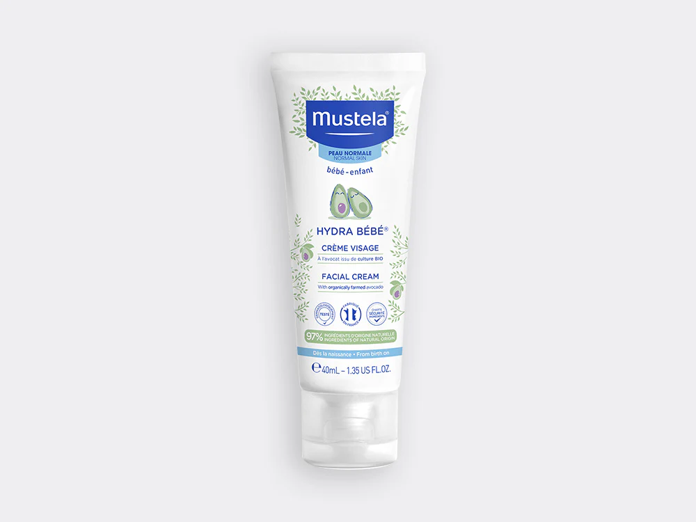 MUSTELA – Bébé-enfant Hydra Bébé Crème Visage – 40ml