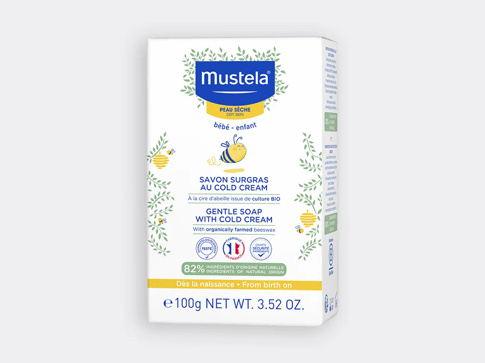 MUSTELA – Bébé-enfant Savon Surgras Au Cold Cream – 100g