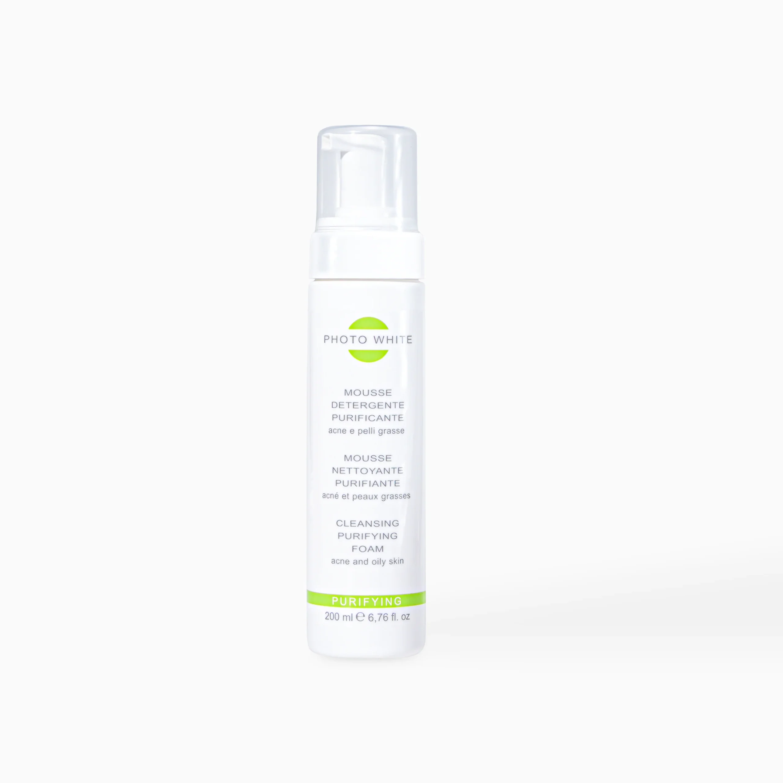 PHOTO-WHITE – Mousse Nettoyante Purifiante – 200ml