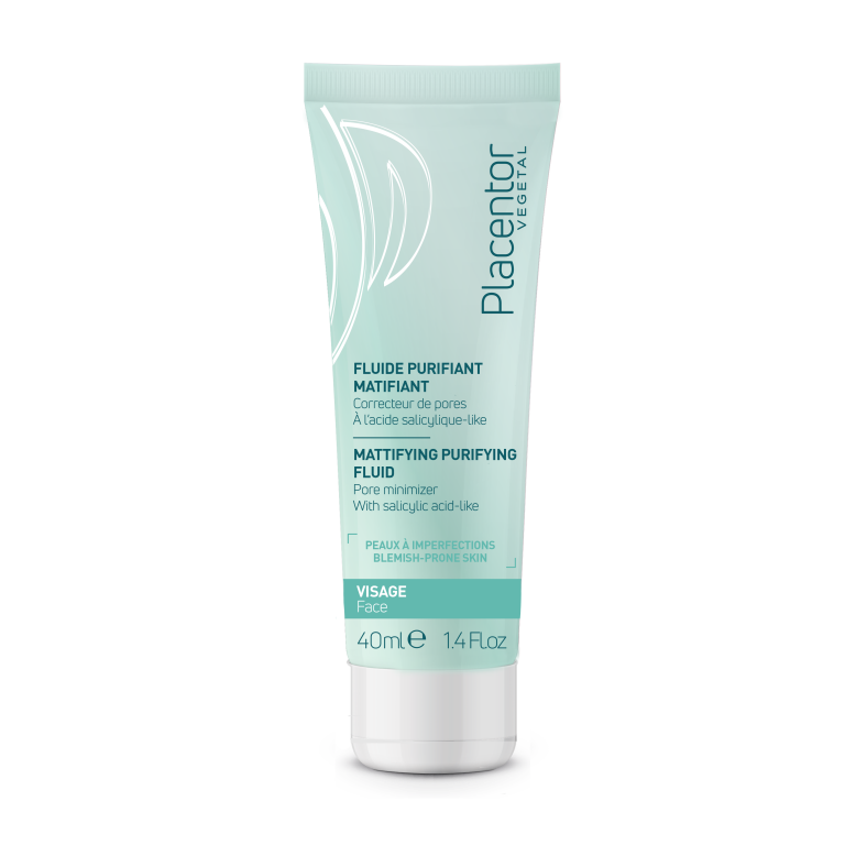 PLACENTOR – Fluide Purifiant Matifiant – 40ml