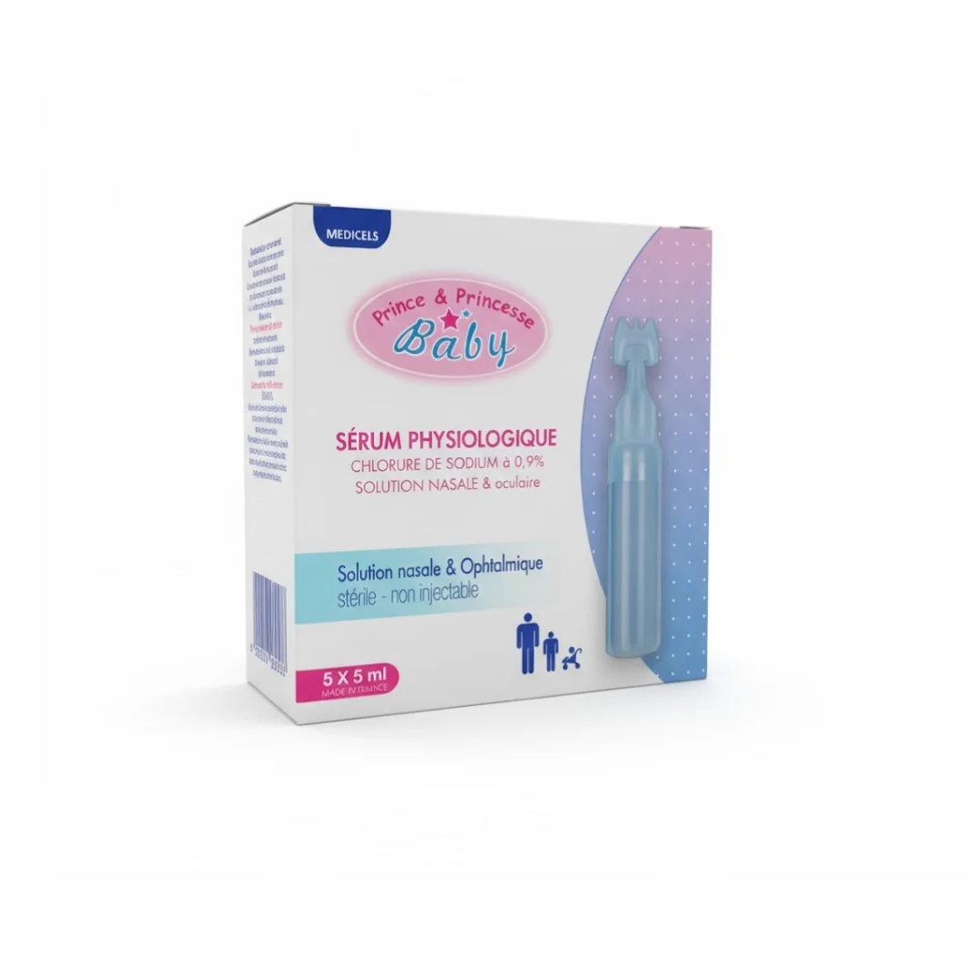 PRINCE ET PRINCESSE LILI SERUM PHYSIOLOGIQUE 5 DOSES DE 5 ML
