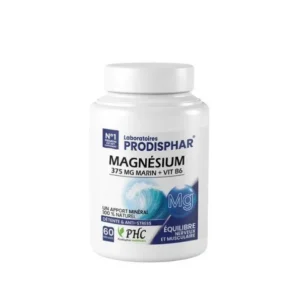 PRODISPHAR – Equilibre Nerveux Et Musculaire Magnésium 375mg Marin Et Vitamine B6 – 60 Gélules