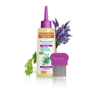 PURESSENTIEL – Anti-poux Lotion Traitante Avec Peigne – 200ml