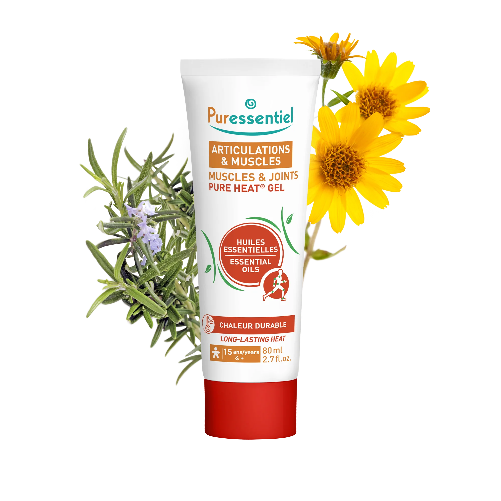 PURESSENTIEL – Articulations Et Muscles Gel Pure Heat – 80ml