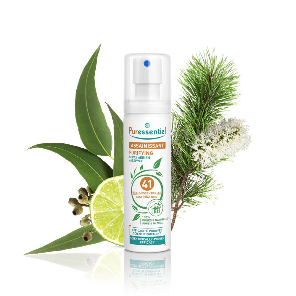 PURESSENTIEL – Assainissant Spray Aérien Aux Huiles Essentielles – 75ml