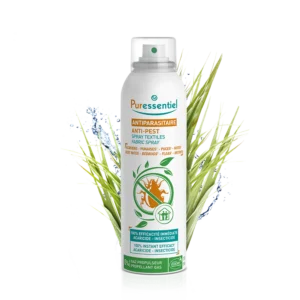PURESSENTIEL – Assainissant Spray Textiles Anti-parasitaire – 150ml