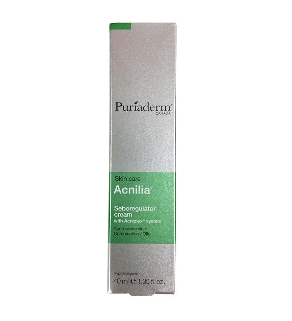 PURIADERM – Acnilia Crème Séborégulatrice – 40ml